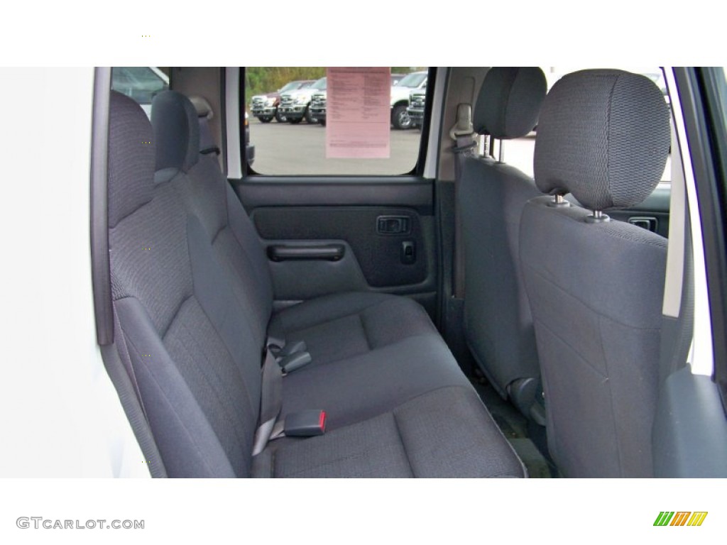 2002 Frontier XE Crew Cab 4x4 - Cloud White / Charcoal photo #17