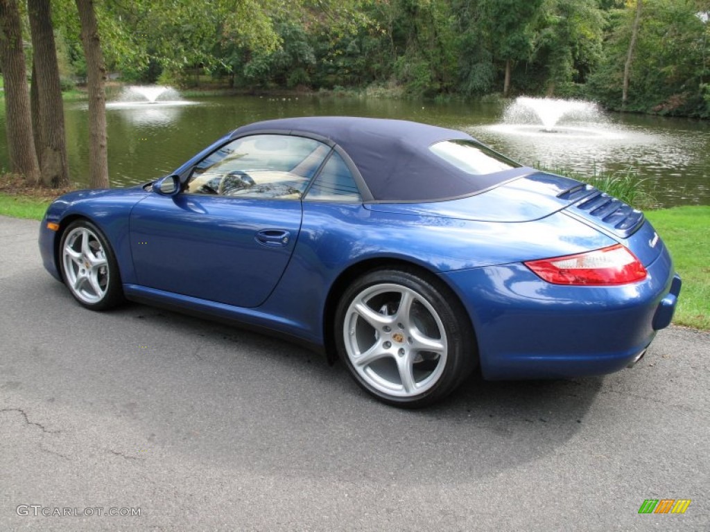 Cobalt Blue Metallic 2006 Porsche 911 Carrera Cabriolet Exterior Photo #54887944
