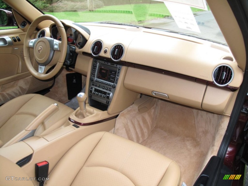 2007 Porsche Cayman S Sand Beige Dashboard Photo #54888196