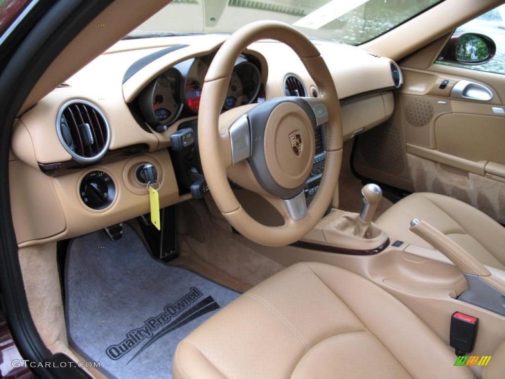 Sand Beige Interior 2007 Porsche Cayman S Photo #54888214