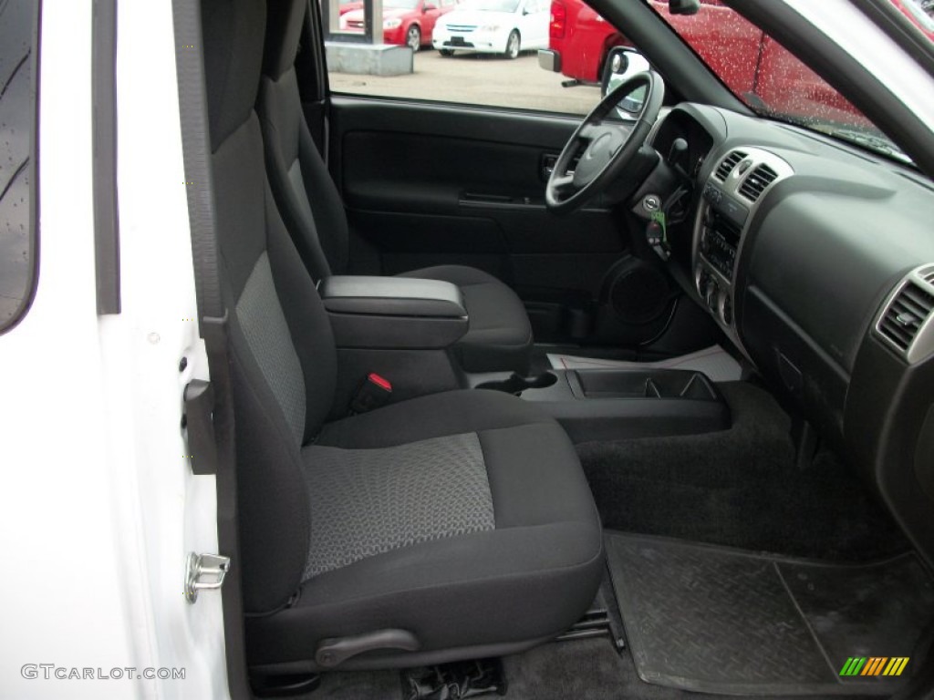 Ebony Interior 2008 Chevrolet Colorado LT Extended Cab 4x4 Photo #54888841