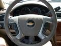2011 Chevrolet Suburban Light Cashmere/Dark Cashmere Interior Steering Wheel Photo