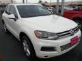 2012 Campanella White Volkswagen Touareg VR6 FSI Lux 4XMotion  photo #1