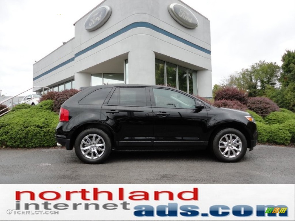 2012 Edge SEL AWD - Black / Charcoal Black photo #1