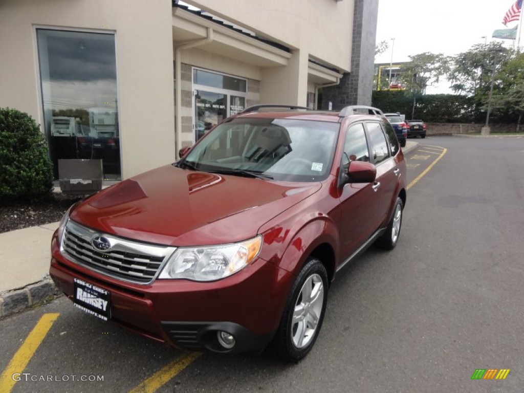 Camellia Red Pearl Subaru Forester