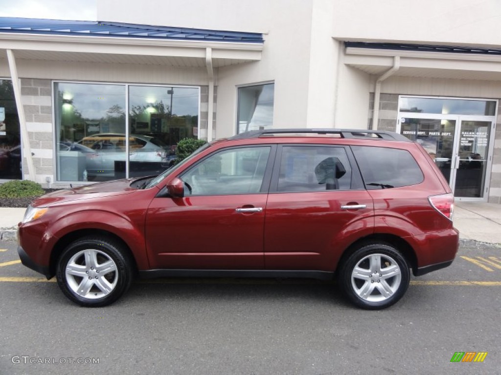 Camellia Red Pearl 2010 Subaru Forester 2.5 X Limited Exterior Photo #54891688
