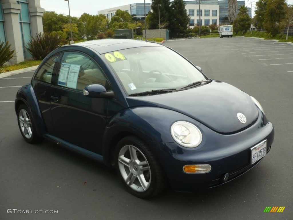2004 New Beetle GLS 1.8T Coupe - Galactic Blue Metallic / Cream Beige photo #1