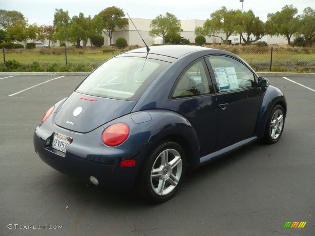 2004 New Beetle GLS 1.8T Coupe - Galactic Blue Metallic / Cream Beige photo #7