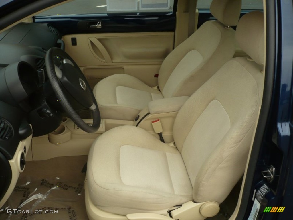 Cream Beige Interior 2004 Volkswagen New Beetle GLS 1.8T Coupe Photo #54892597