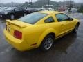 2005 Screaming Yellow Ford Mustang V6 Premium Coupe  photo #4