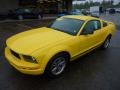 2005 Screaming Yellow Ford Mustang V6 Premium Coupe  photo #8