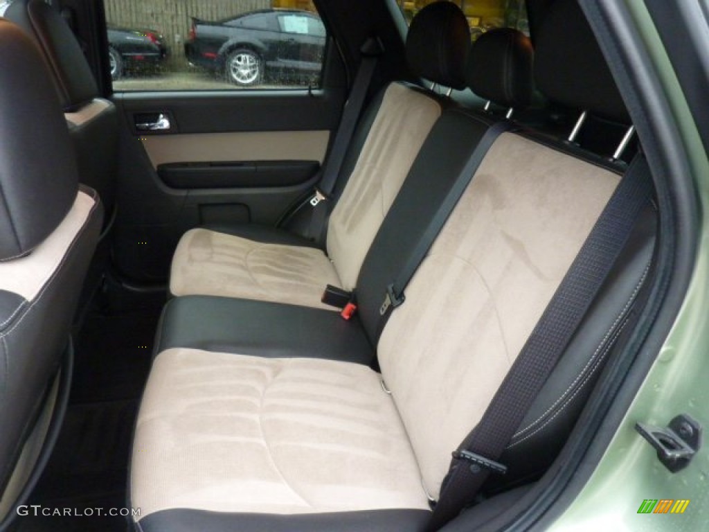 Black/Stone Alcantara Interior 2010 Mercury Mariner I4 Premier 4WD Photo #54893137