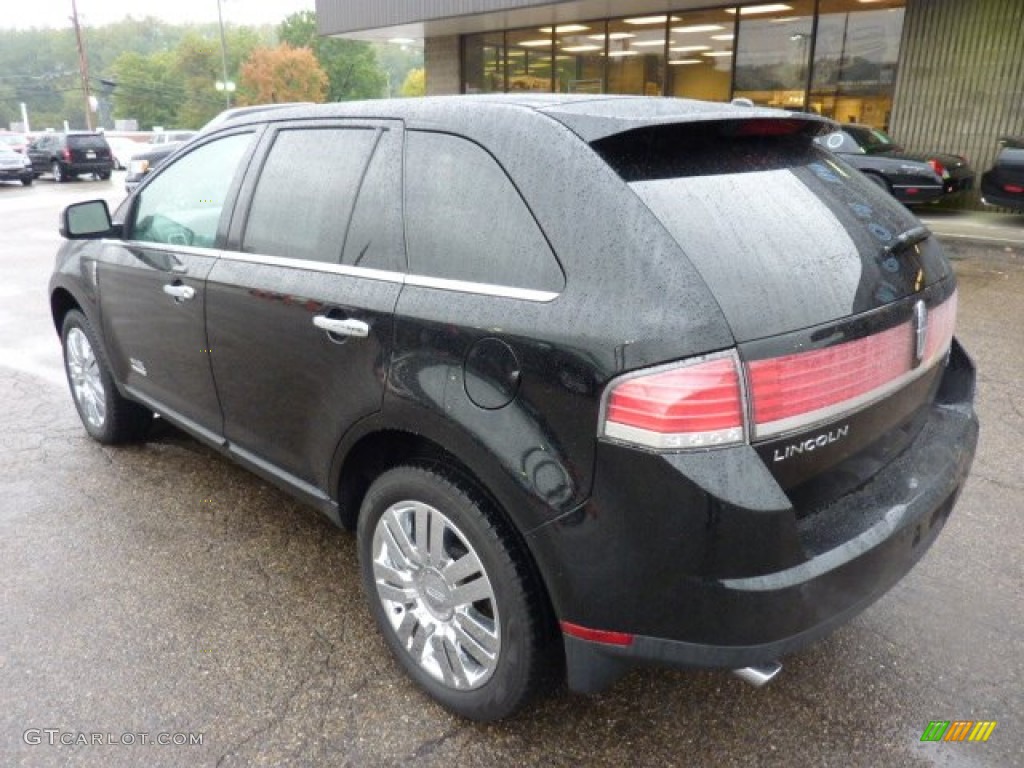 2008 MKX Limited Edition AWD - Black Clearcoat / Charcoal Black/Medium Light Stone photo #2