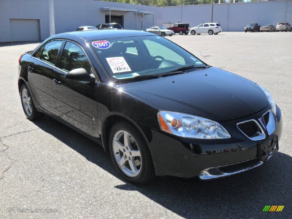 2007 G6 V6 Sedan - Black / Ebony photo #5