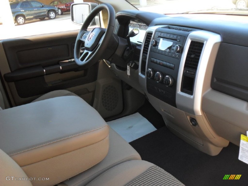 2012 Ram 1500 SLT Quad Cab - Sagebrush Pearl / Light Pebble Beige/Bark Brown photo #20