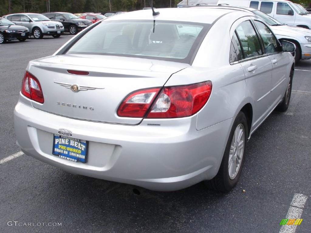 2007 Sebring Touring Sedan - Bright Silver Metallic / Dark Slate Gray/Light Slate Gray photo #4