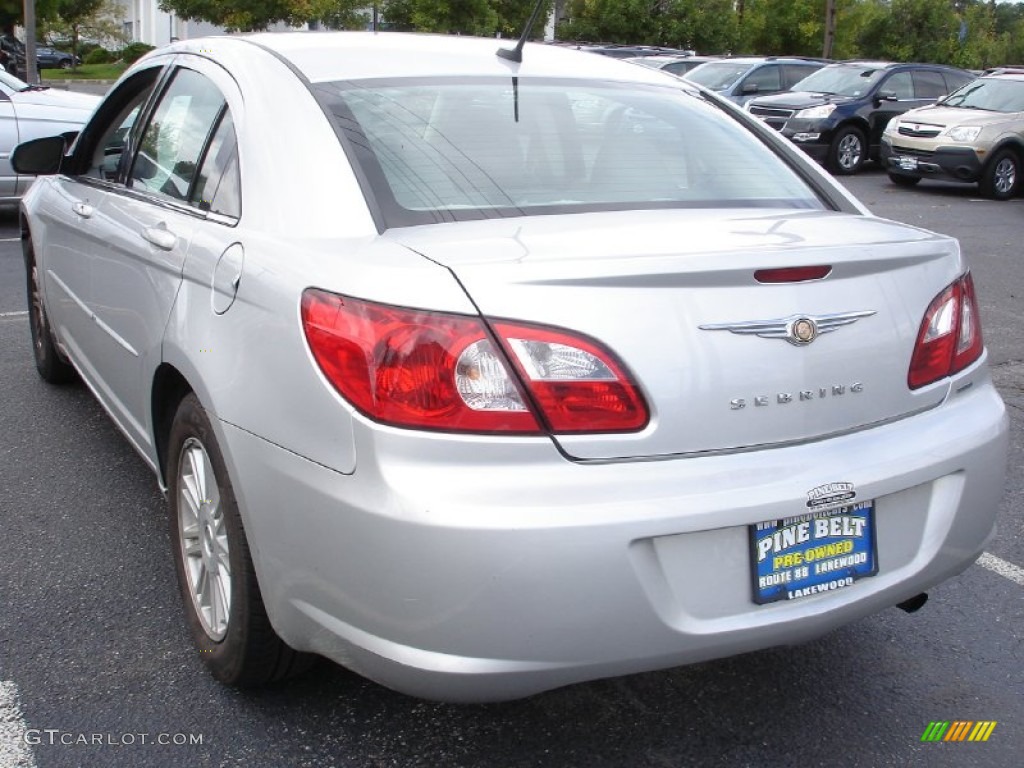 2007 Sebring Touring Sedan - Bright Silver Metallic / Dark Slate Gray/Light Slate Gray photo #6