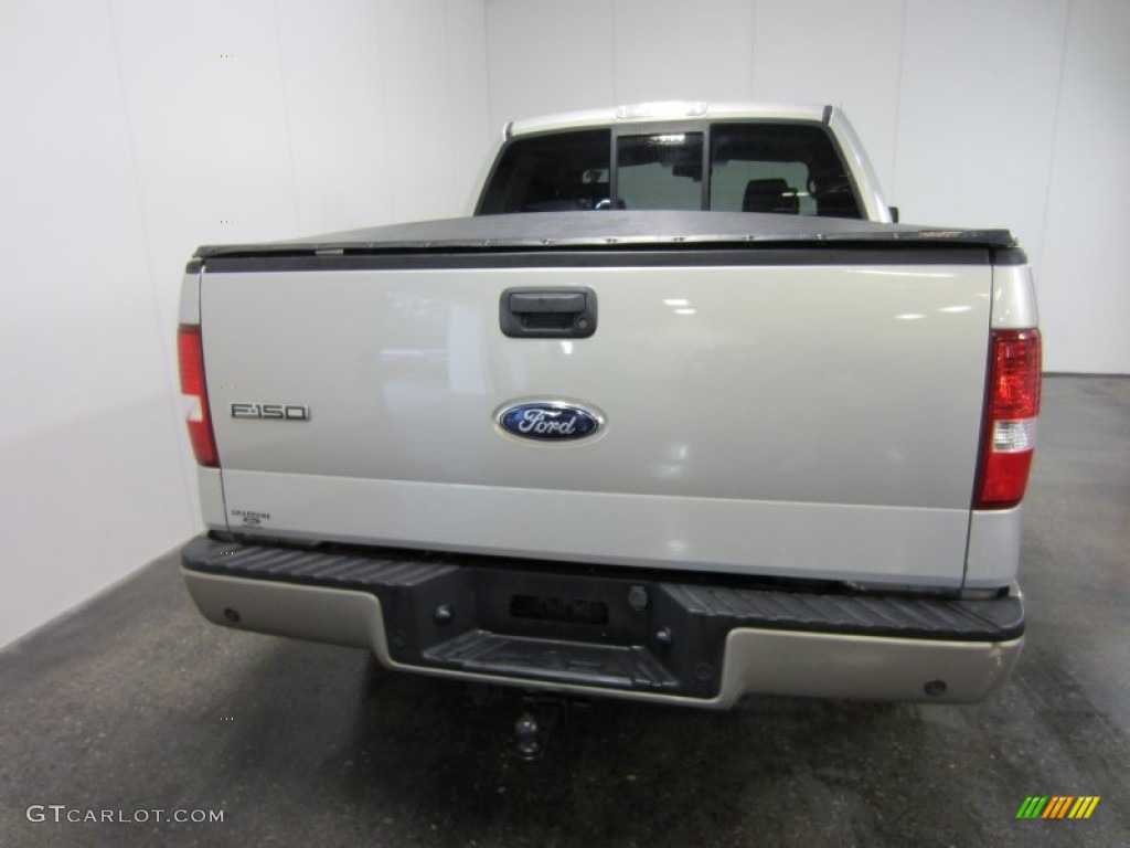 2006 F150 Lariat SuperCrew 4x4 - Smokestone Metallic / Black photo #13