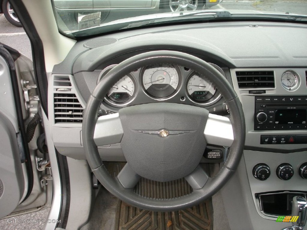 2007 Sebring Touring Sedan - Bright Silver Metallic / Dark Slate Gray/Light Slate Gray photo #13
