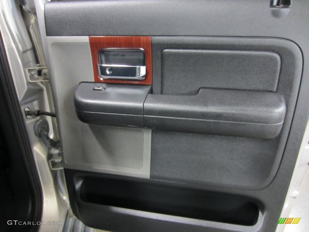 2006 F150 Lariat SuperCrew 4x4 - Smokestone Metallic / Black photo #22