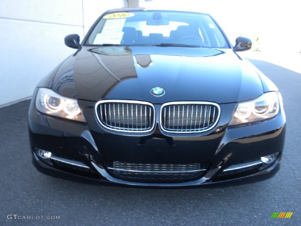2010 3 Series 335i Sedan - Jet Black / Black photo #4