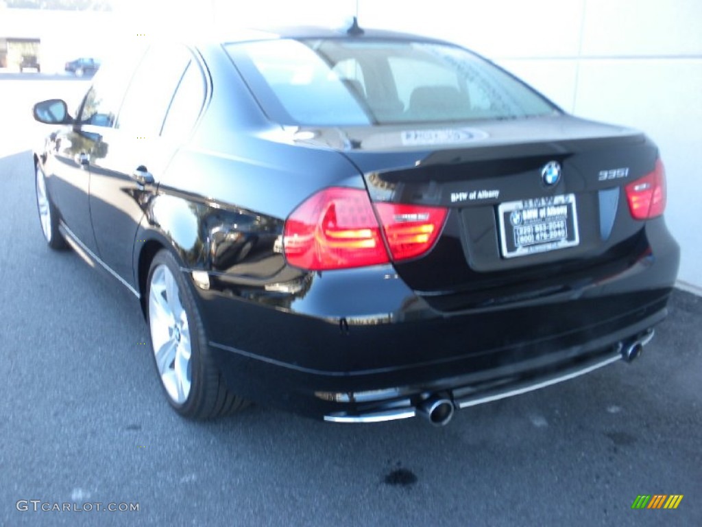 2010 3 Series 335i Sedan - Jet Black / Black photo #9