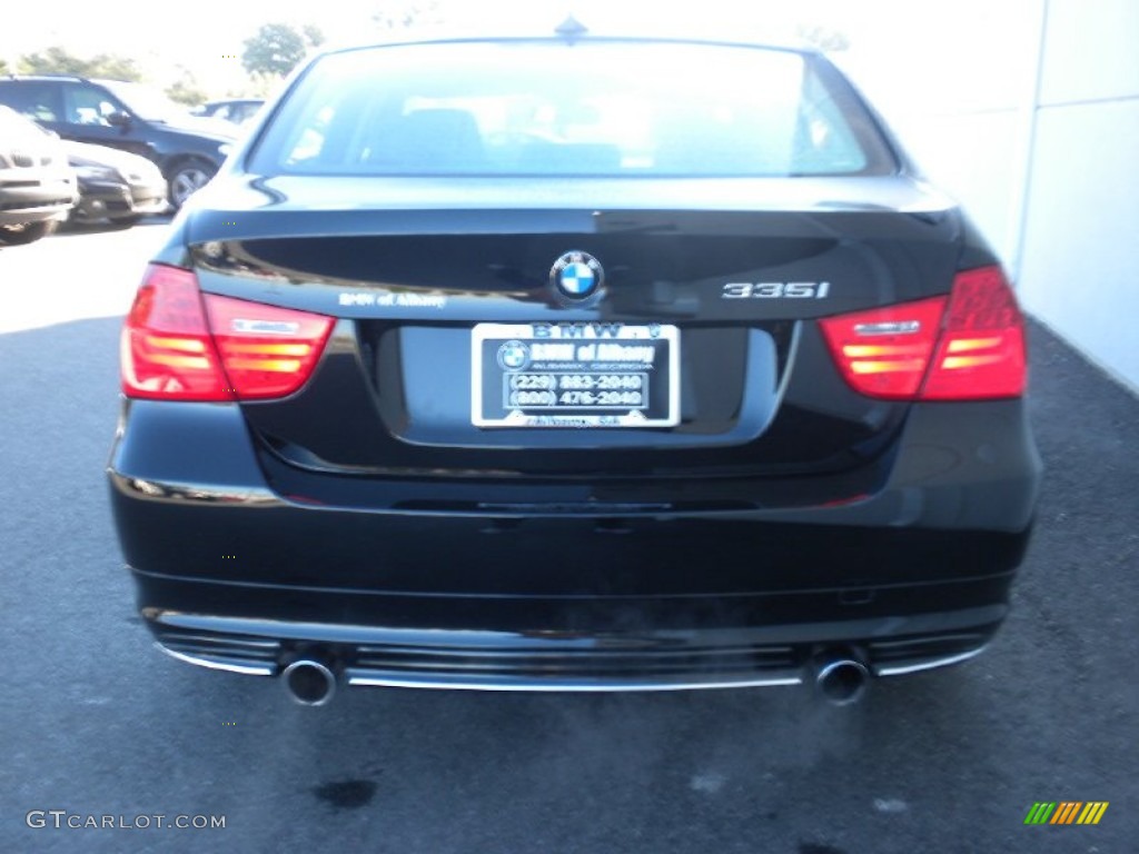 2010 3 Series 335i Sedan - Jet Black / Black photo #10