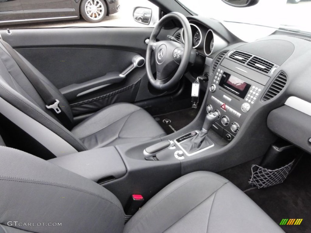 Black Interior 2006 Mercedes-Benz SLK 280 Roadster Photo #54896503