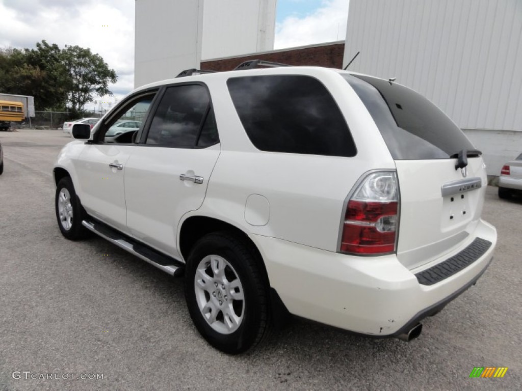 2004 MDX Touring - Aspen White Pearl / Saddle photo #10