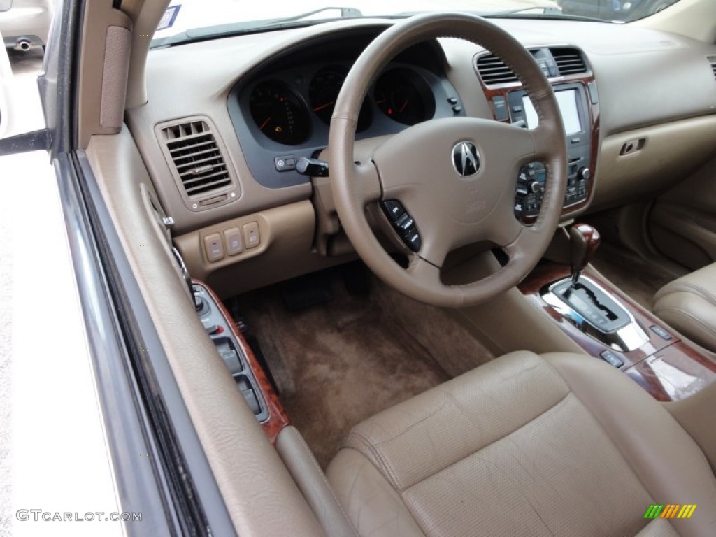 2004 MDX Touring - Aspen White Pearl / Saddle photo #12