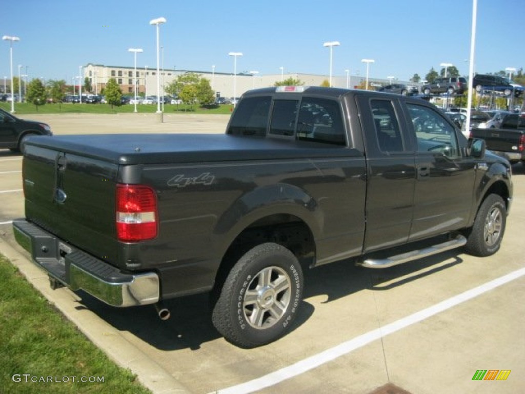 2005 F150 XLT SuperCab 4x4 - Dark Stone Metallic / Medium Flint Grey photo #10
