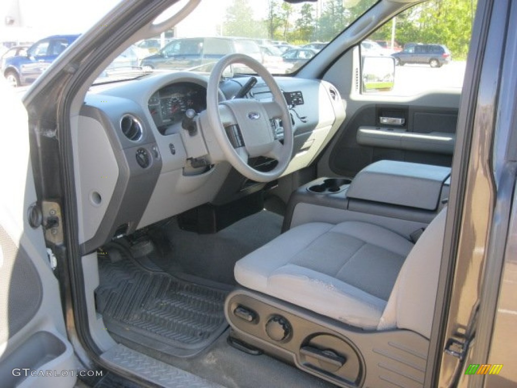 2005 F150 XLT SuperCab 4x4 - Dark Stone Metallic / Medium Flint Grey photo #13