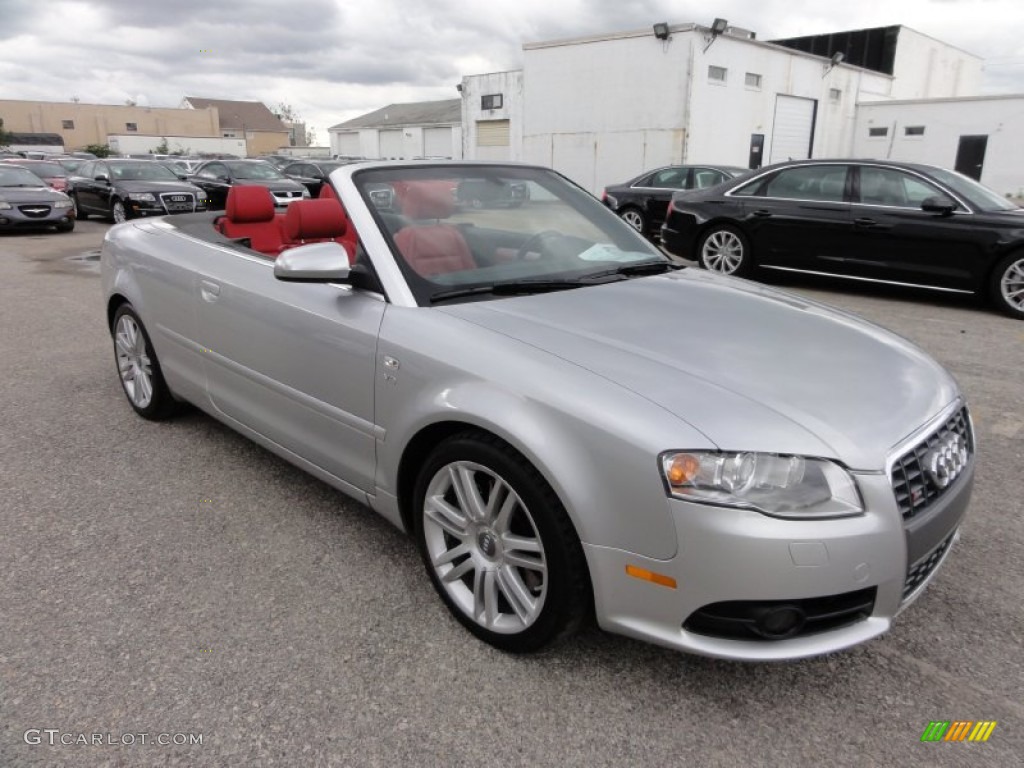 Bright Silver Metallic 2007 Audi S4 4.2 quattro Cabriolet Exterior Photo #54897320