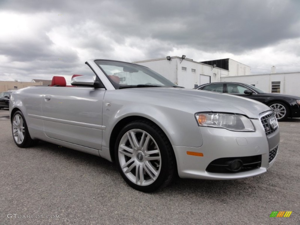 Bright Silver Metallic 2007 Audi S4 4.2 quattro Cabriolet Exterior Photo #54897329