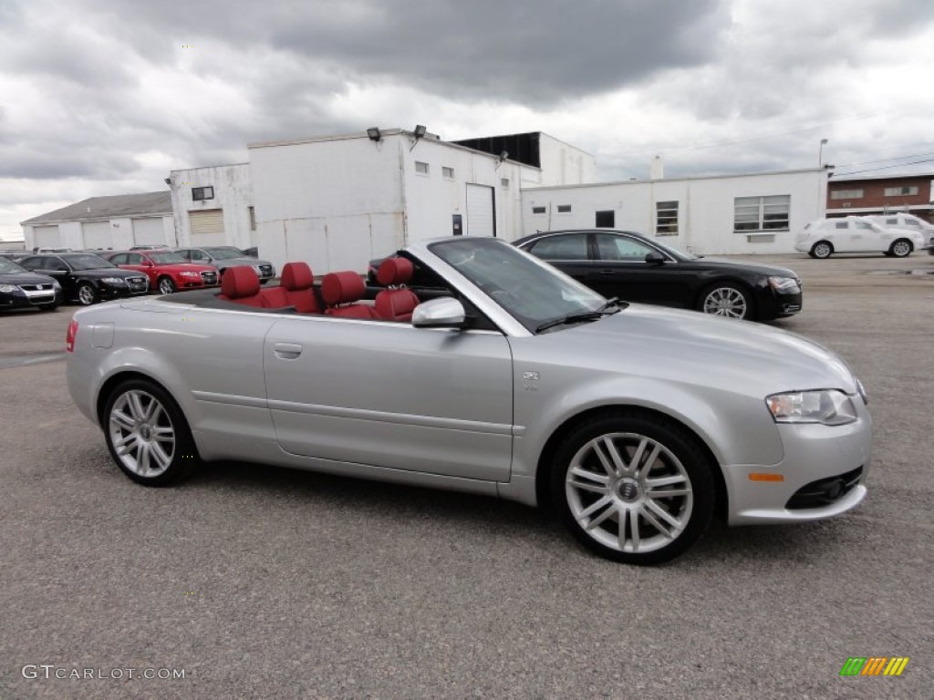 Bright Silver Metallic 2007 Audi S4 4.2 quattro Cabriolet Exterior Photo #54897338