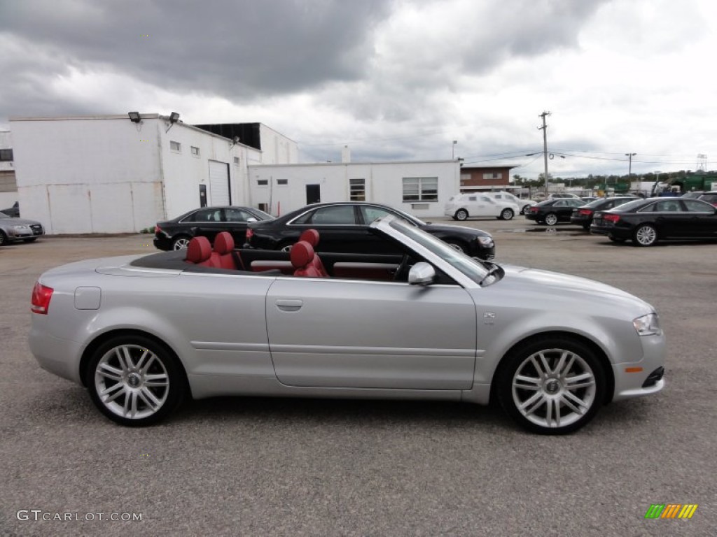 Bright Silver Metallic 2007 Audi S4 4.2 quattro Cabriolet Exterior Photo #54897347
