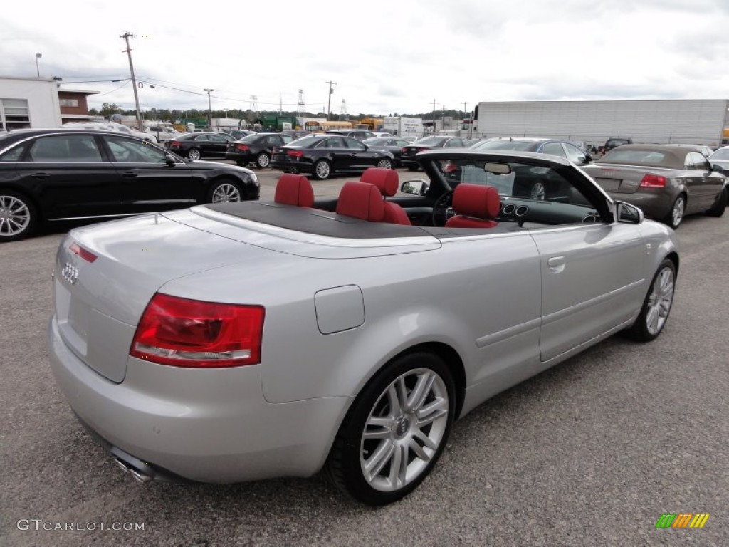 Bright Silver Metallic 2007 Audi S4 4.2 quattro Cabriolet Exterior Photo #54897356