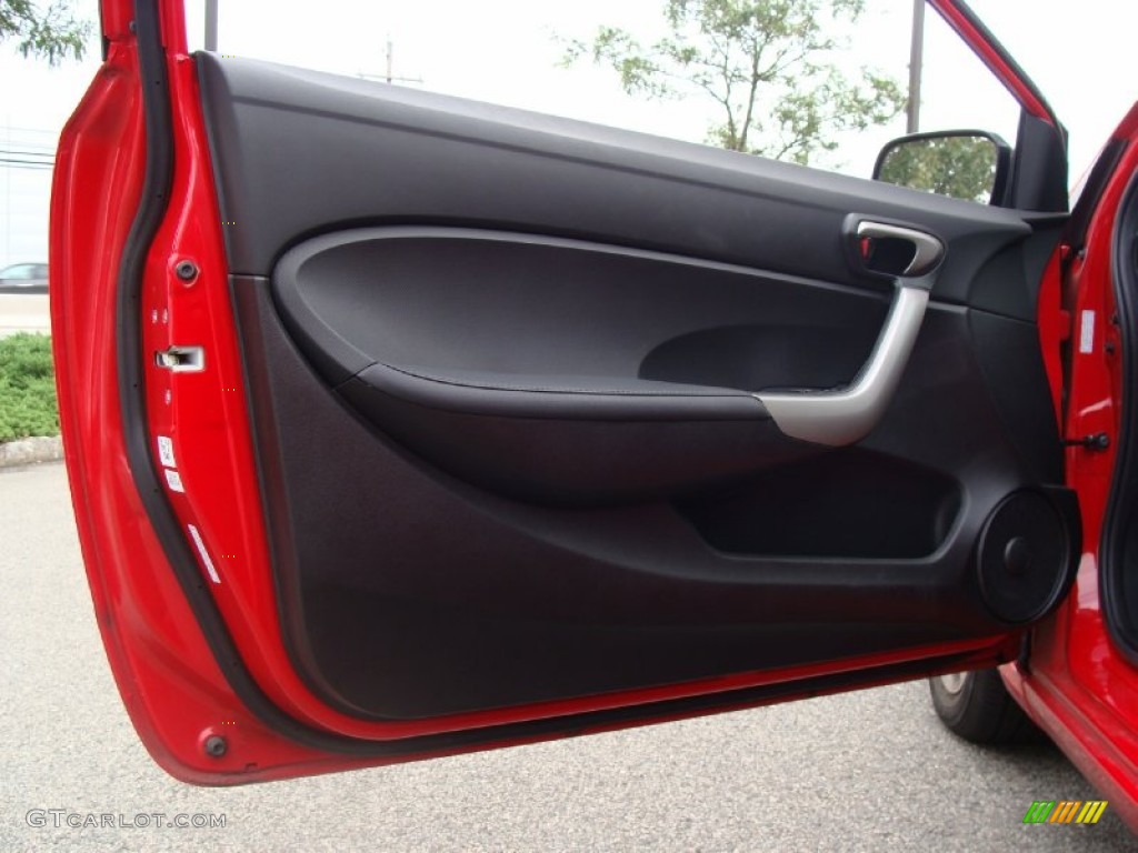 2009 Honda Civic EX-L Coupe Black Door Panel Photo #54897668