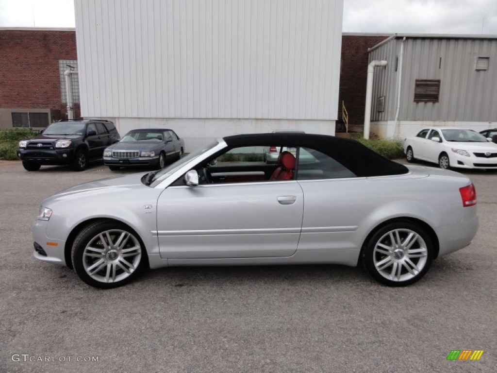 Bright Silver Metallic 2007 Audi S4 4.2 quattro Cabriolet Exterior Photo #54897725