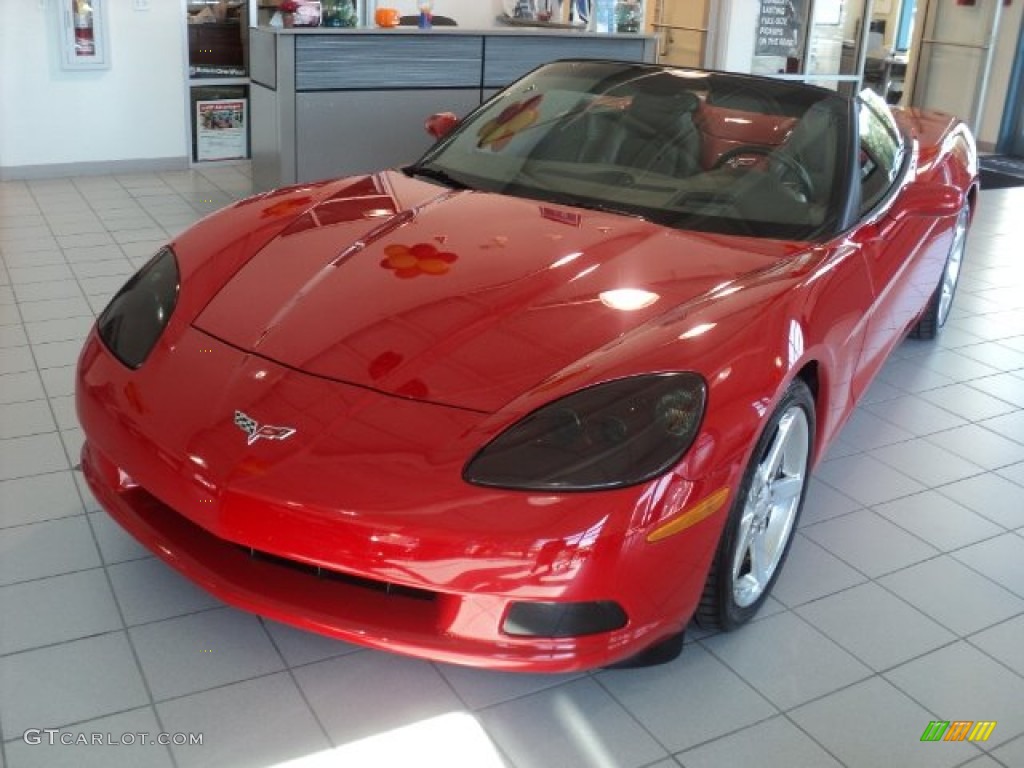 2005 Corvette Convertible - Magnetic Red Metallic / Ebony photo #1