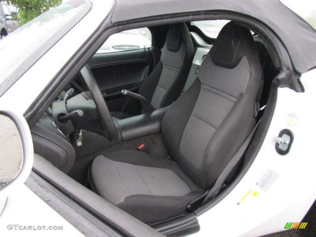 Ebony Interior 2008 Pontiac Solstice Roadster Photo #54900701