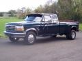 Pacific Green Metallic - F350 XLT Extended Cab Dually Photo No. 2