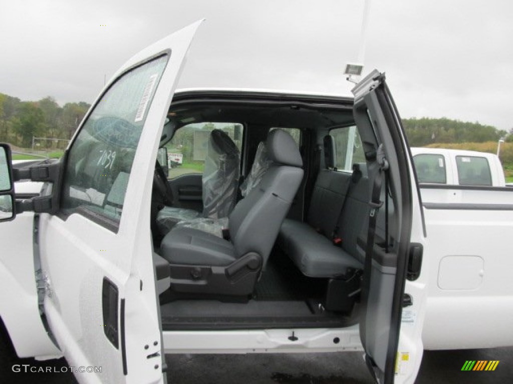 Steel Interior 2012 Ford F350 Super Duty XL SuperCab 4x4 Photo #54901142