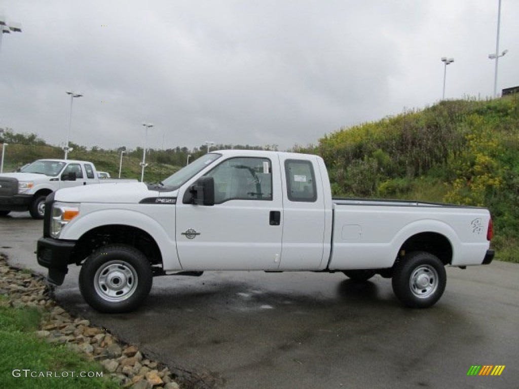 2012 F350 Super Duty XL SuperCab 4x4 - Oxford White / Steel photo #8