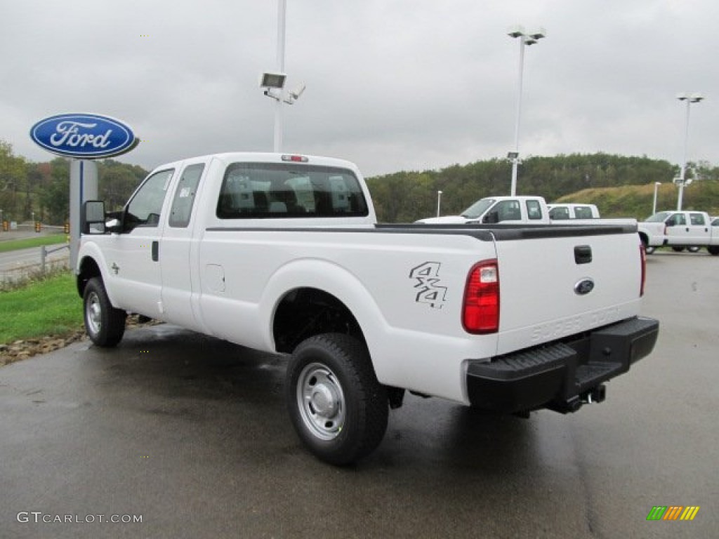2012 F350 Super Duty XL SuperCab 4x4 - Oxford White / Steel photo #9