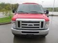 2011 Vermillion Red Ford E Series Cutaway E350 Commercial Utility Truck  photo #6