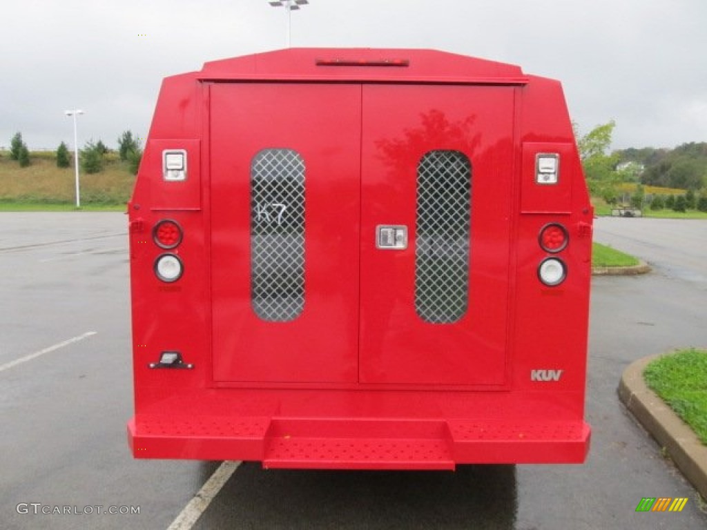 Vermillion Red 2011 Ford E Series Cutaway E350 Commercial Utility Truck Exterior Photo #54901583