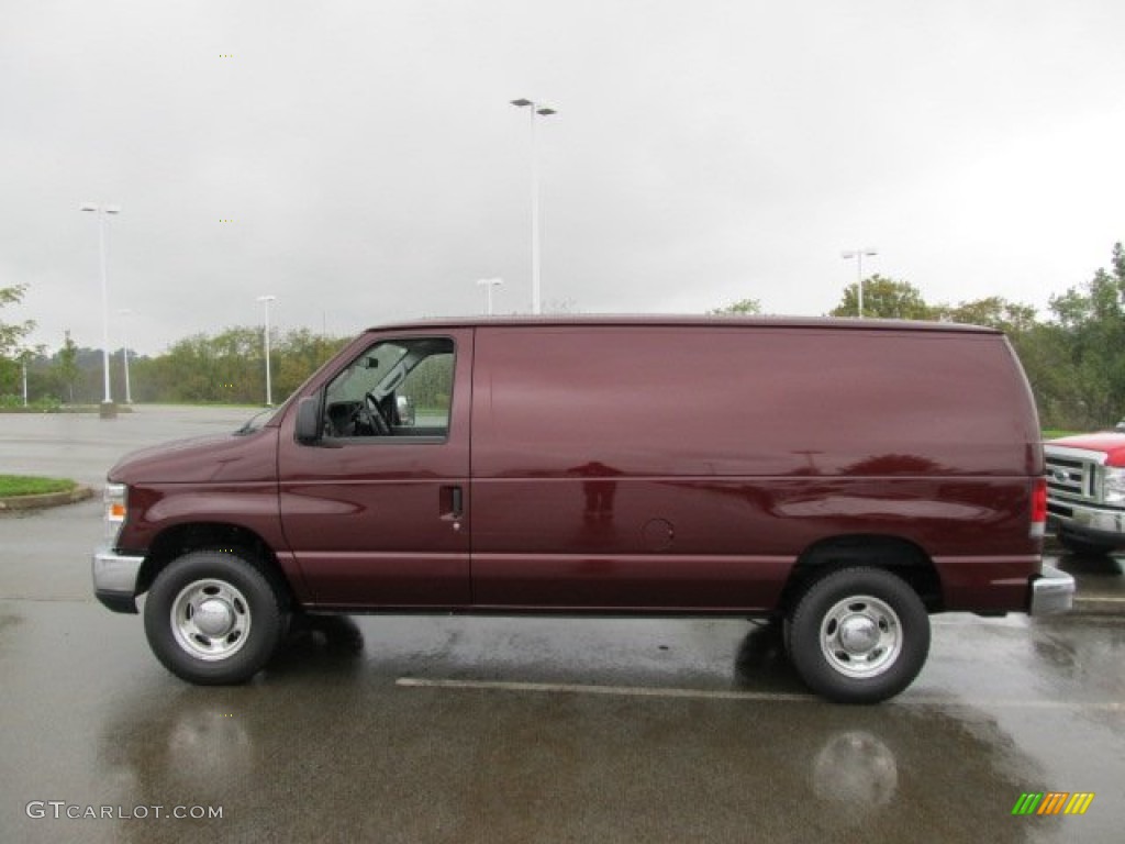 Royal Red Metallic 2011 Ford E Series Van E250 Commercial Exterior Photo #54901754