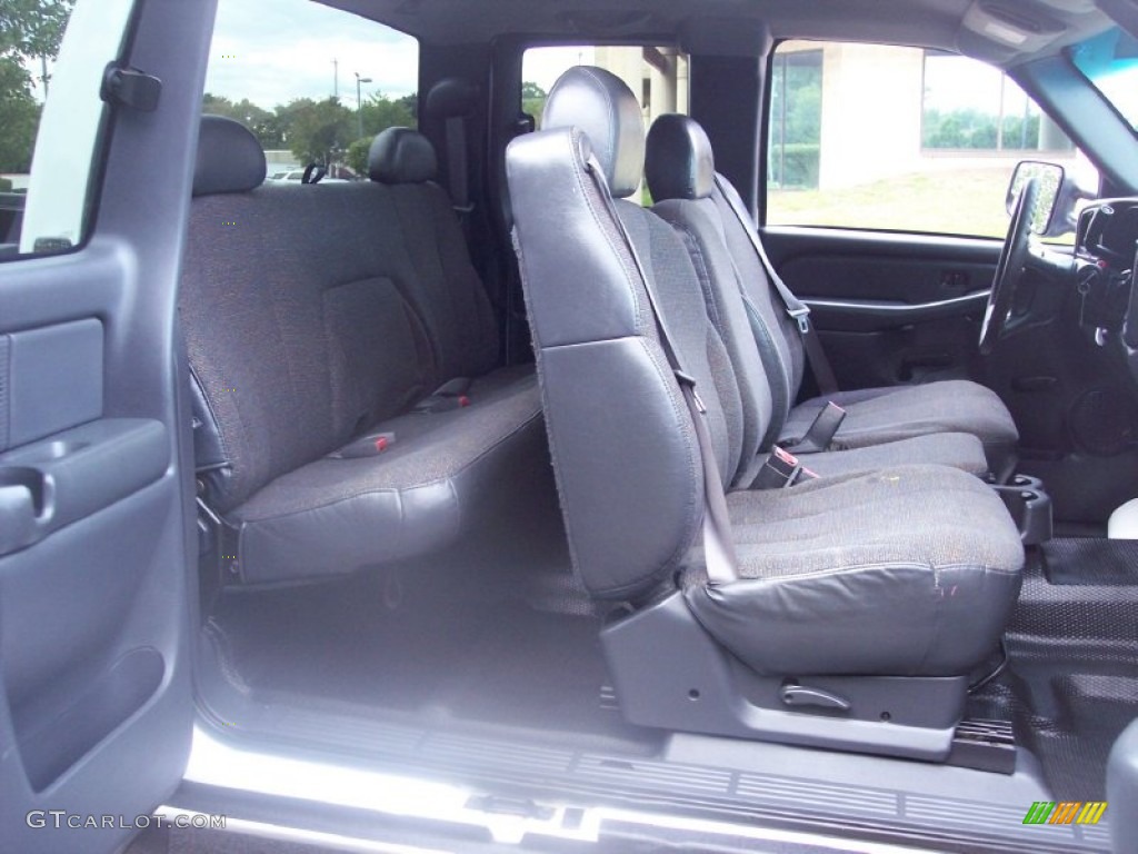Graphite Interior 2002 Chevrolet Silverado 3500 LS Extended Cab Dually Photo #54901862