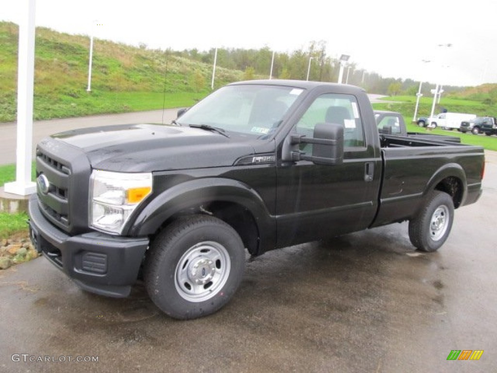 Tuxedo Black Metallic 2011 Ford F250 Super Duty XL Regular Cab Exterior Photo #54901976